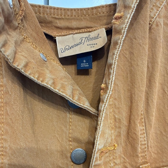 Universal Thread Tan Button-Up Jumpsuit - Picture 2 of 10